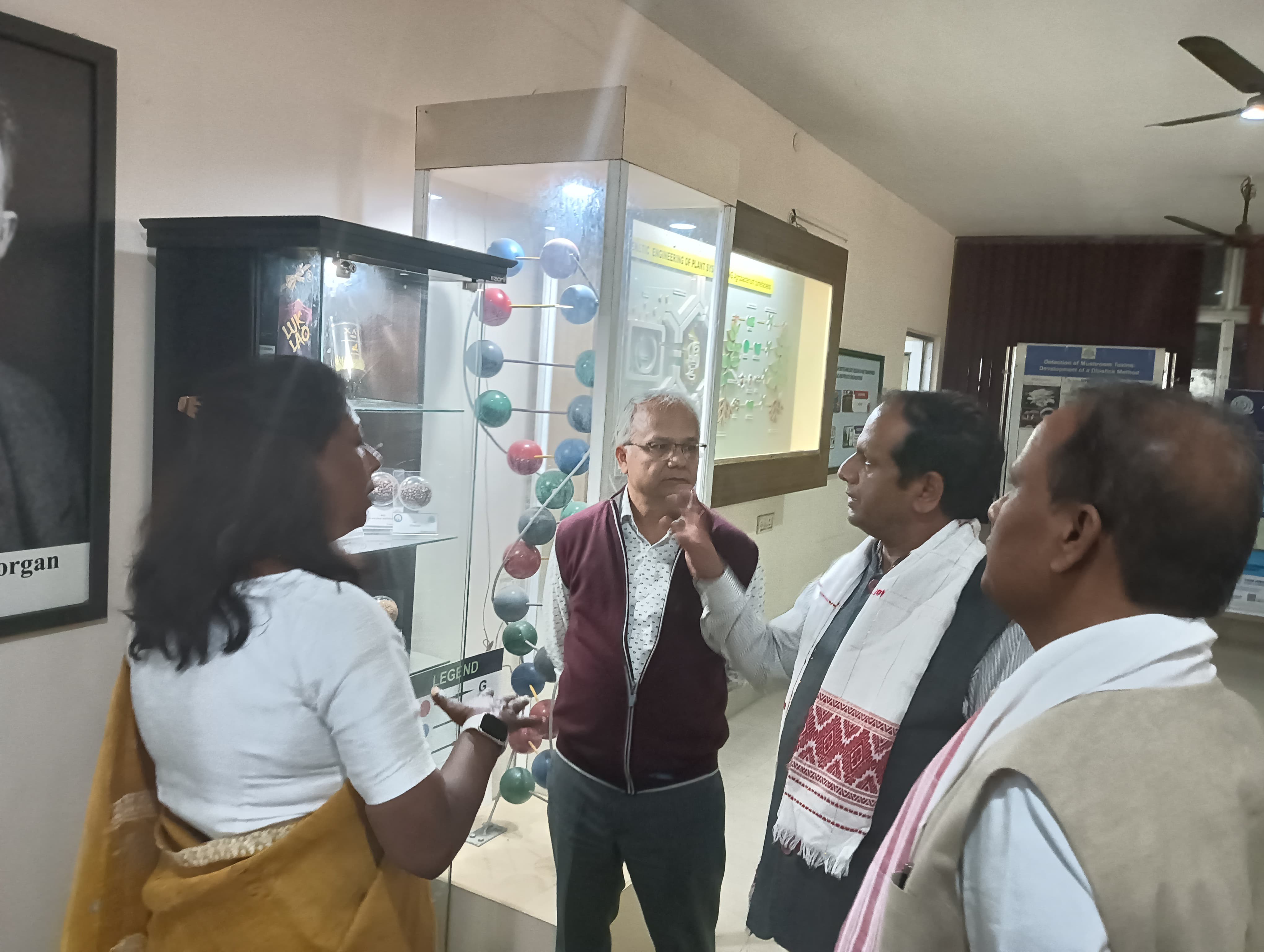 The Director General of ICAR, Visited the DBT-NECAB, AAU, Jorhat 